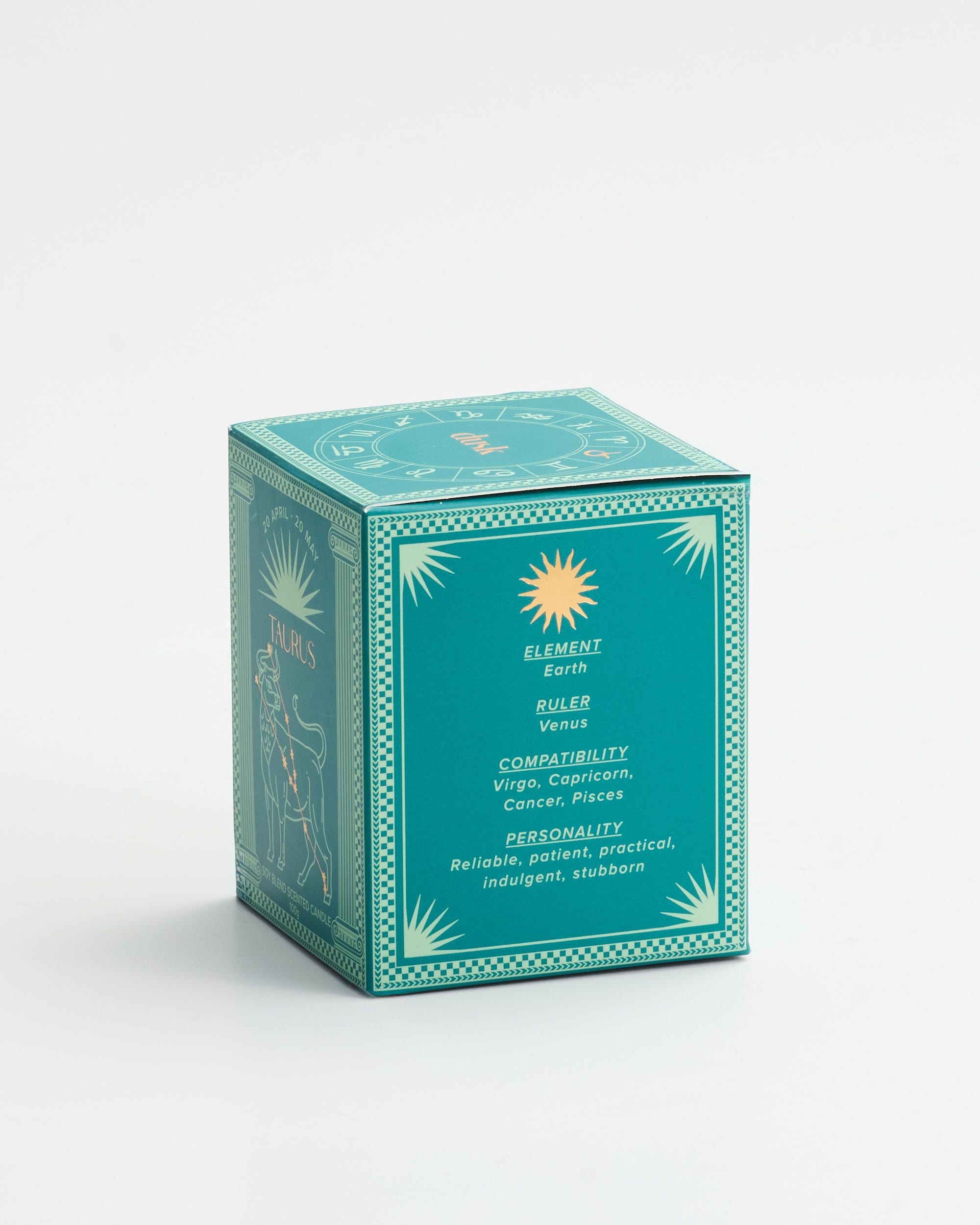 Taurus Soy Blend Scented Candle 100g