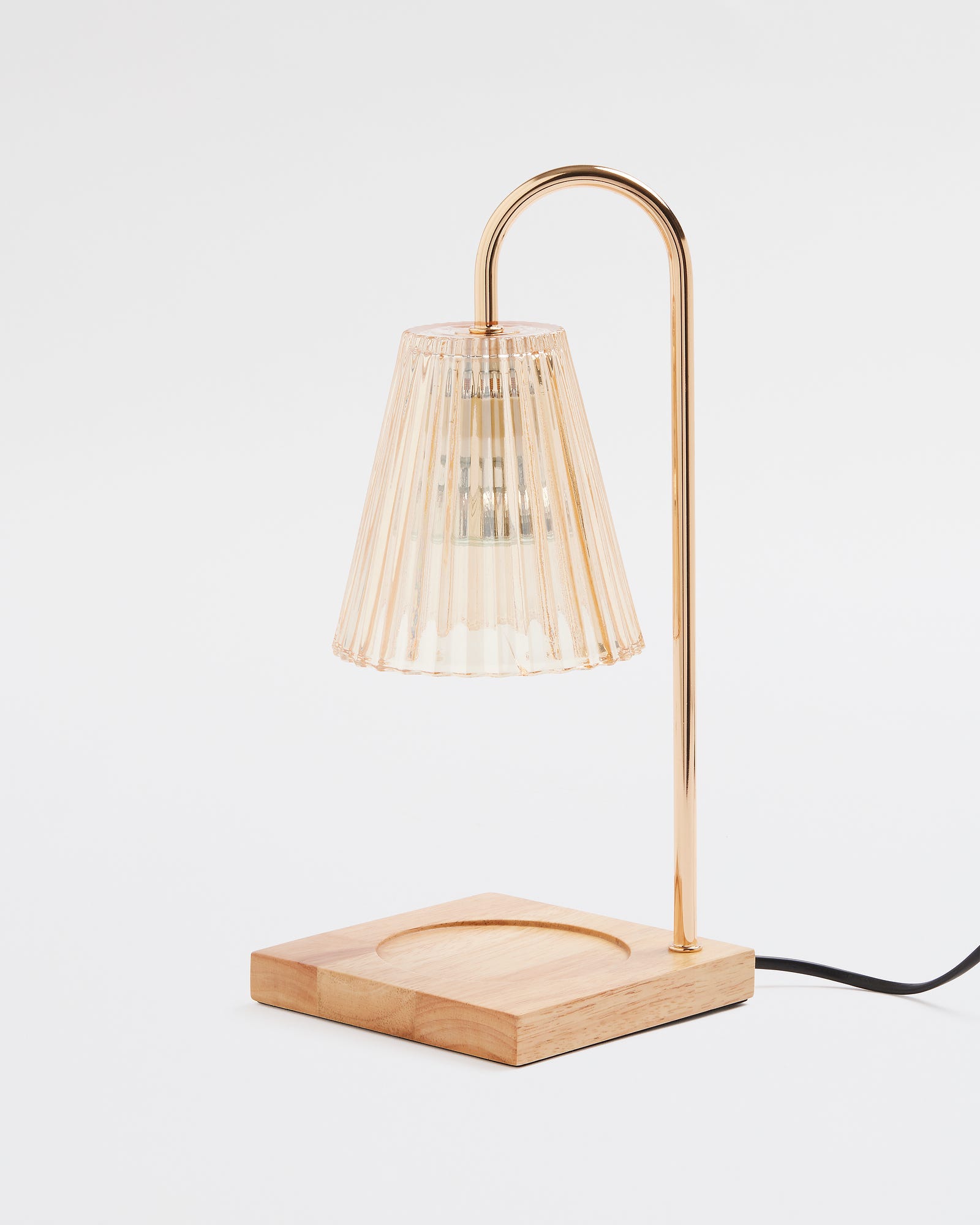 Pleated Glass Candle Warmer