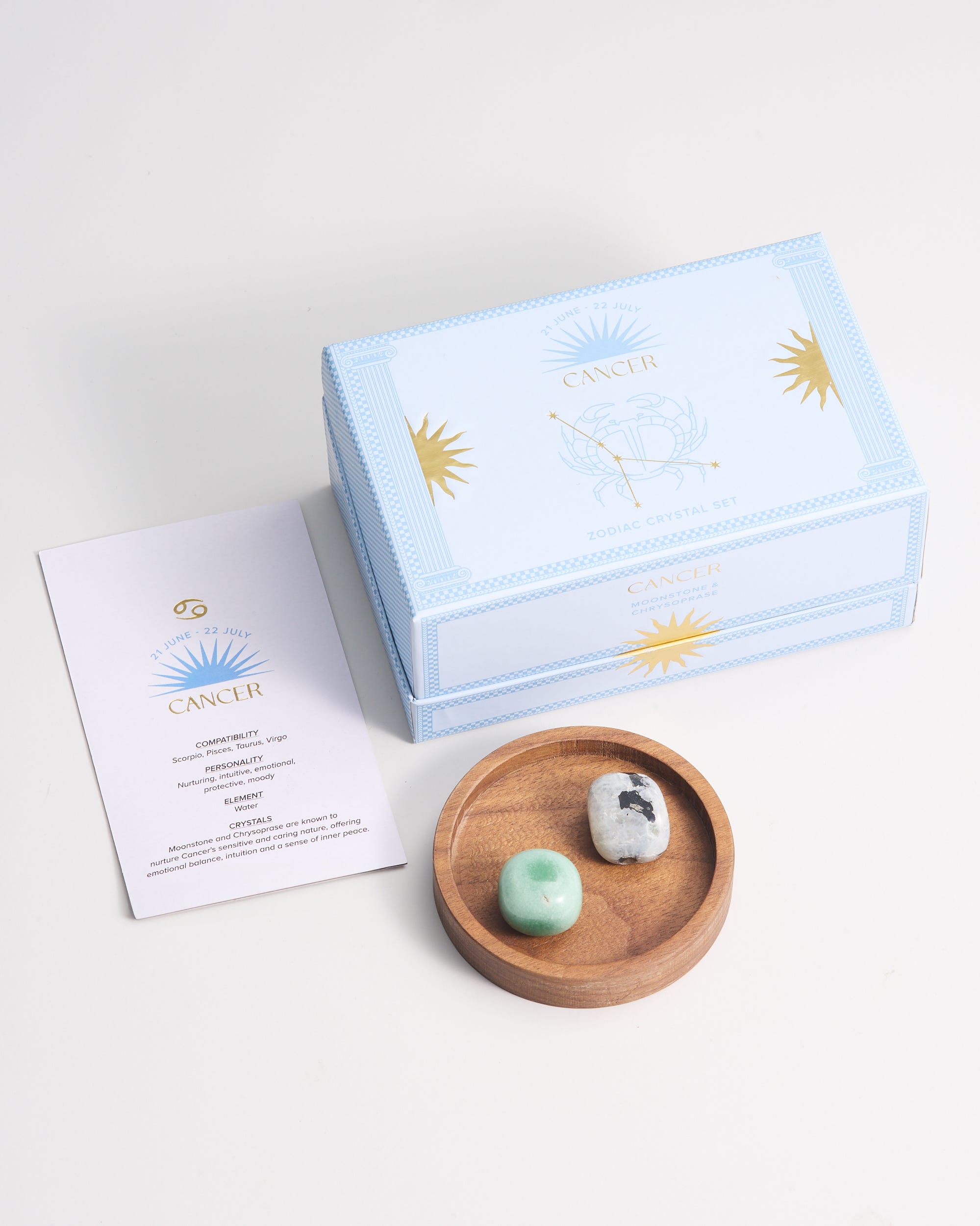 Cancer Zodiac Crystal Set