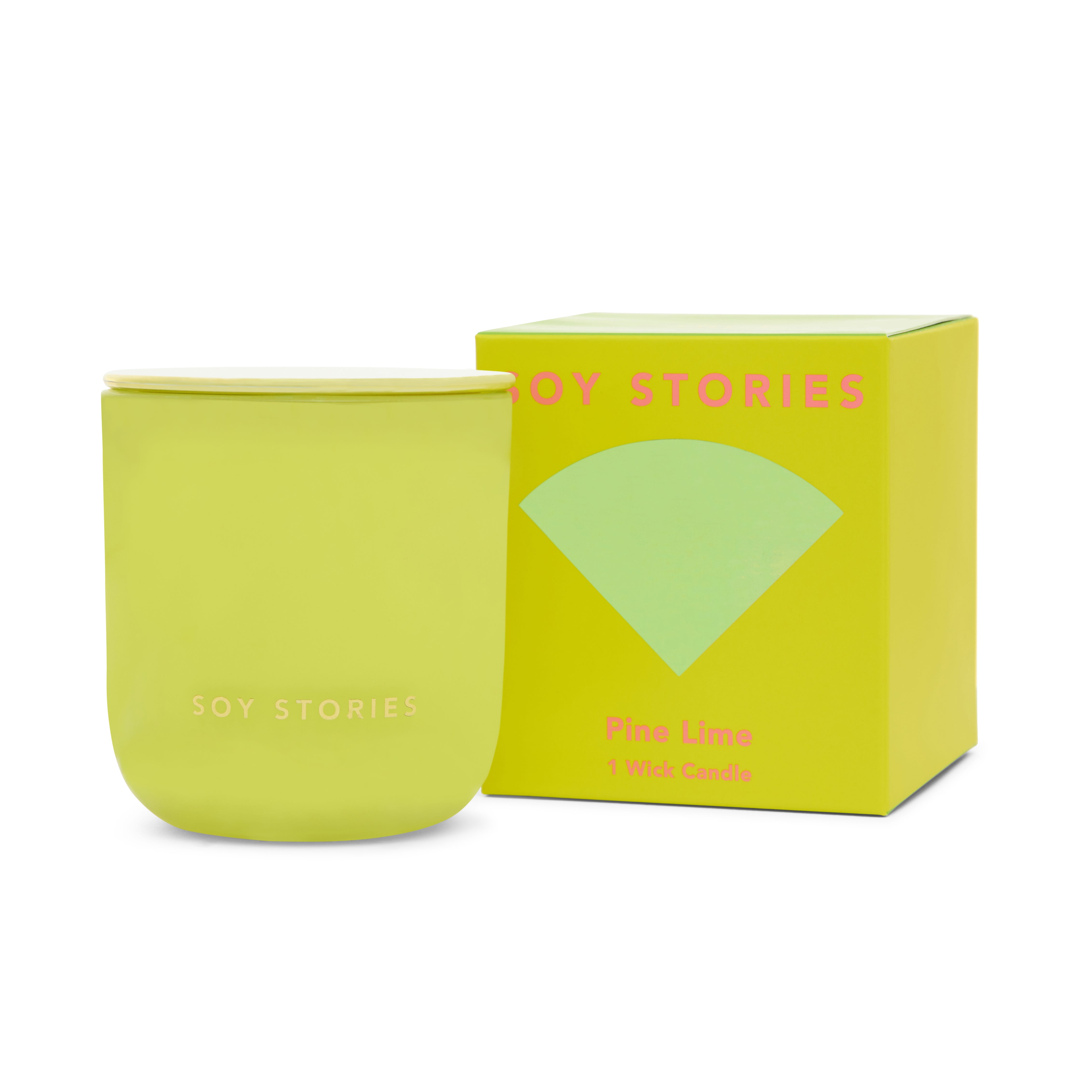 Pine Lime 1 Wick Soy Candle