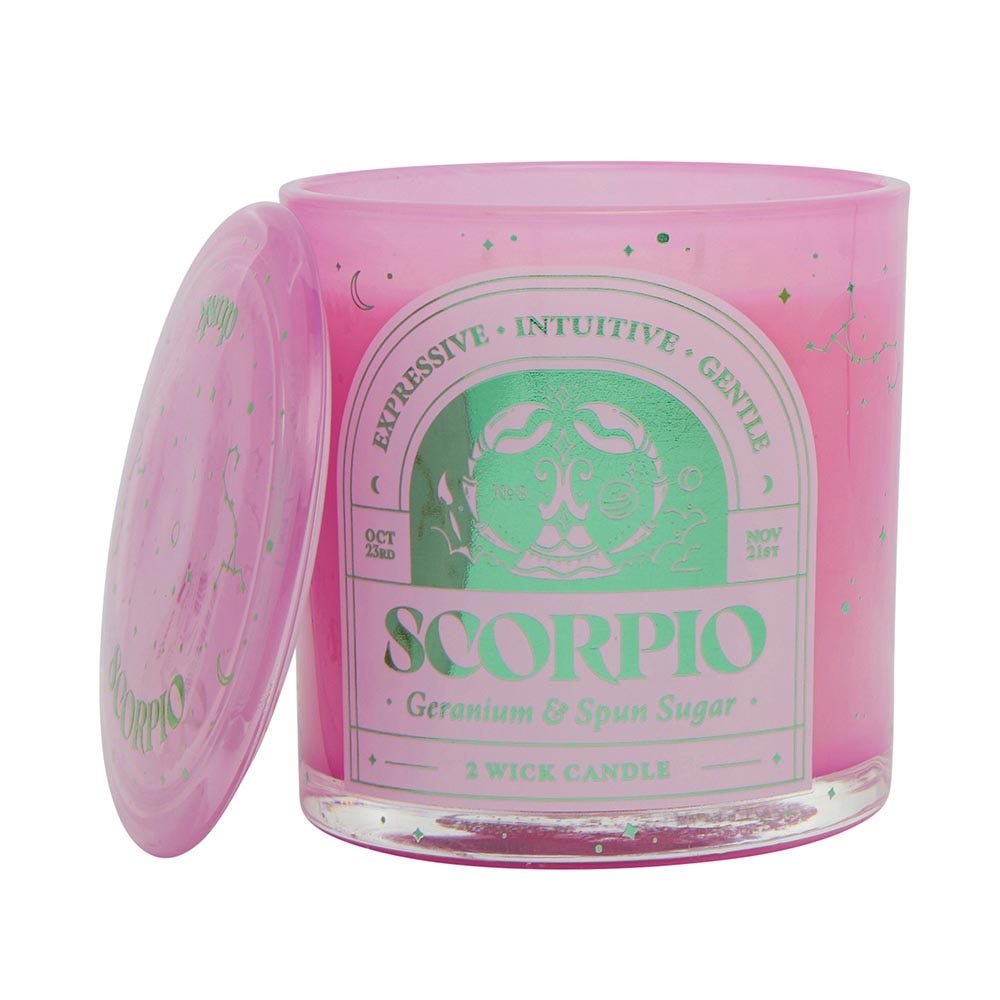 Scorpio 2 Wick Scented Candle