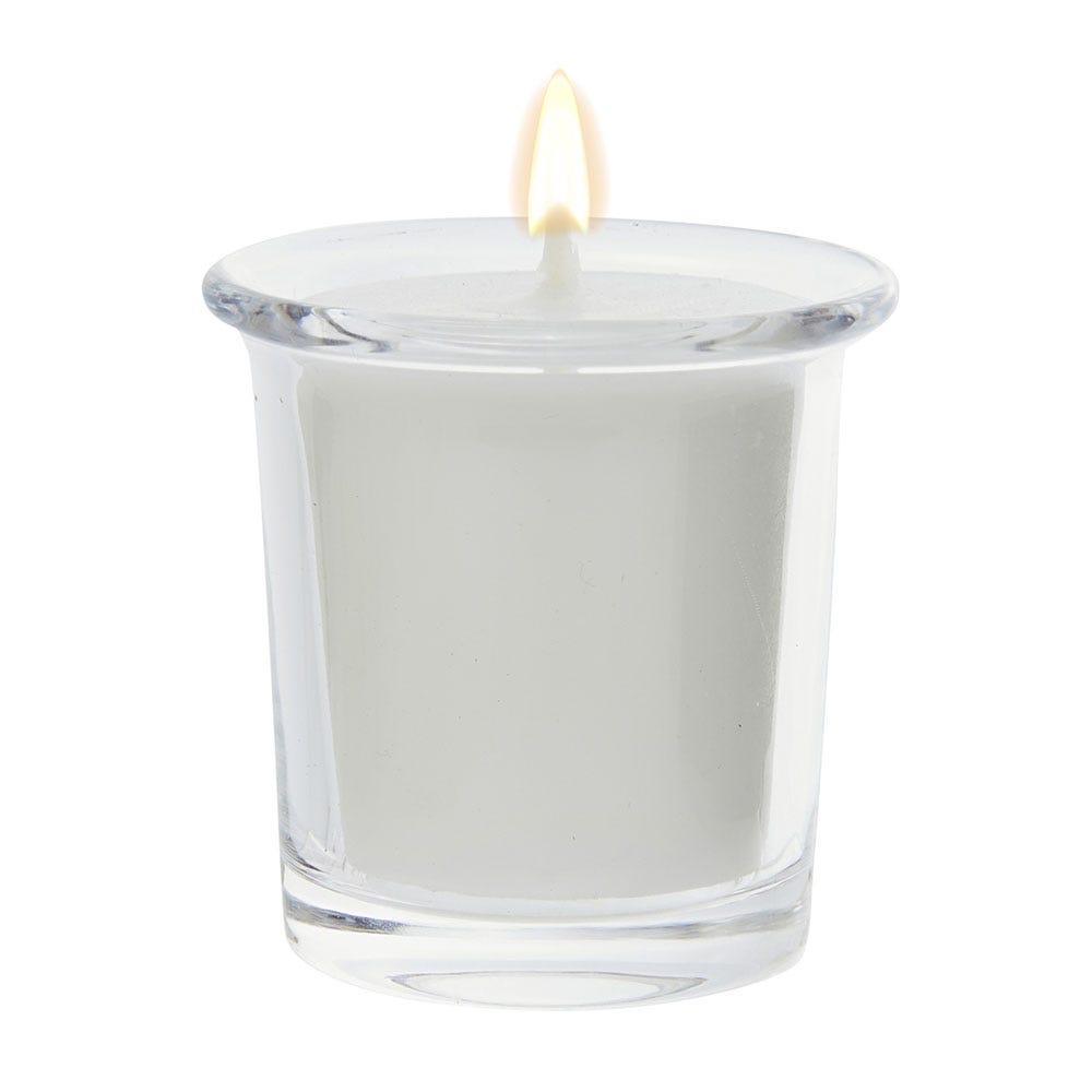 Lipped Votive Candle Holder