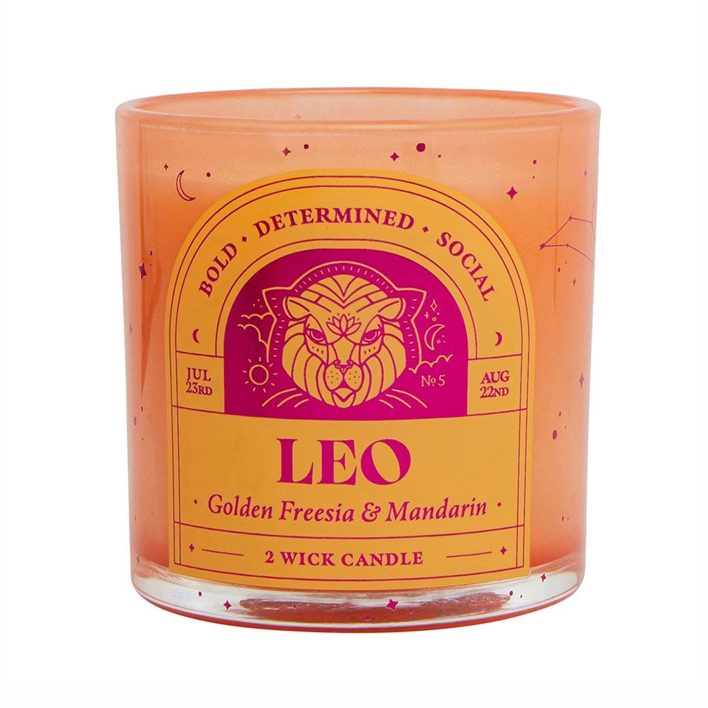 Leo 2 Wick Scented Candle