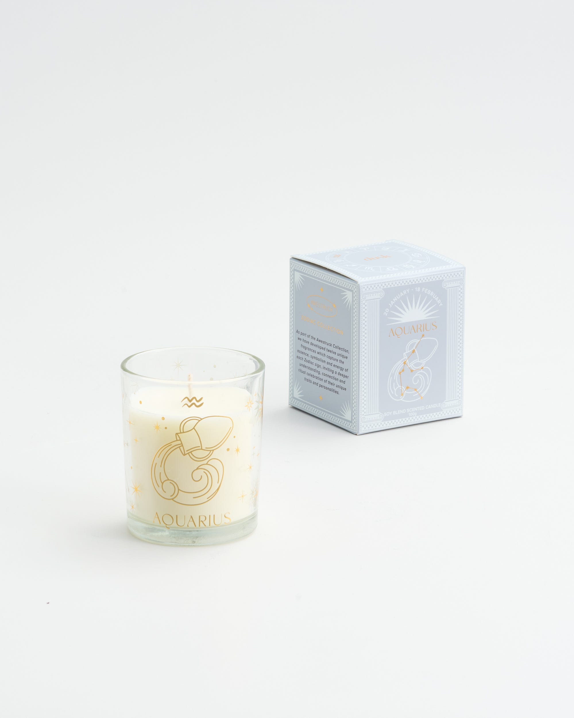 Aquarius Soy Blend Scented Candle 100g