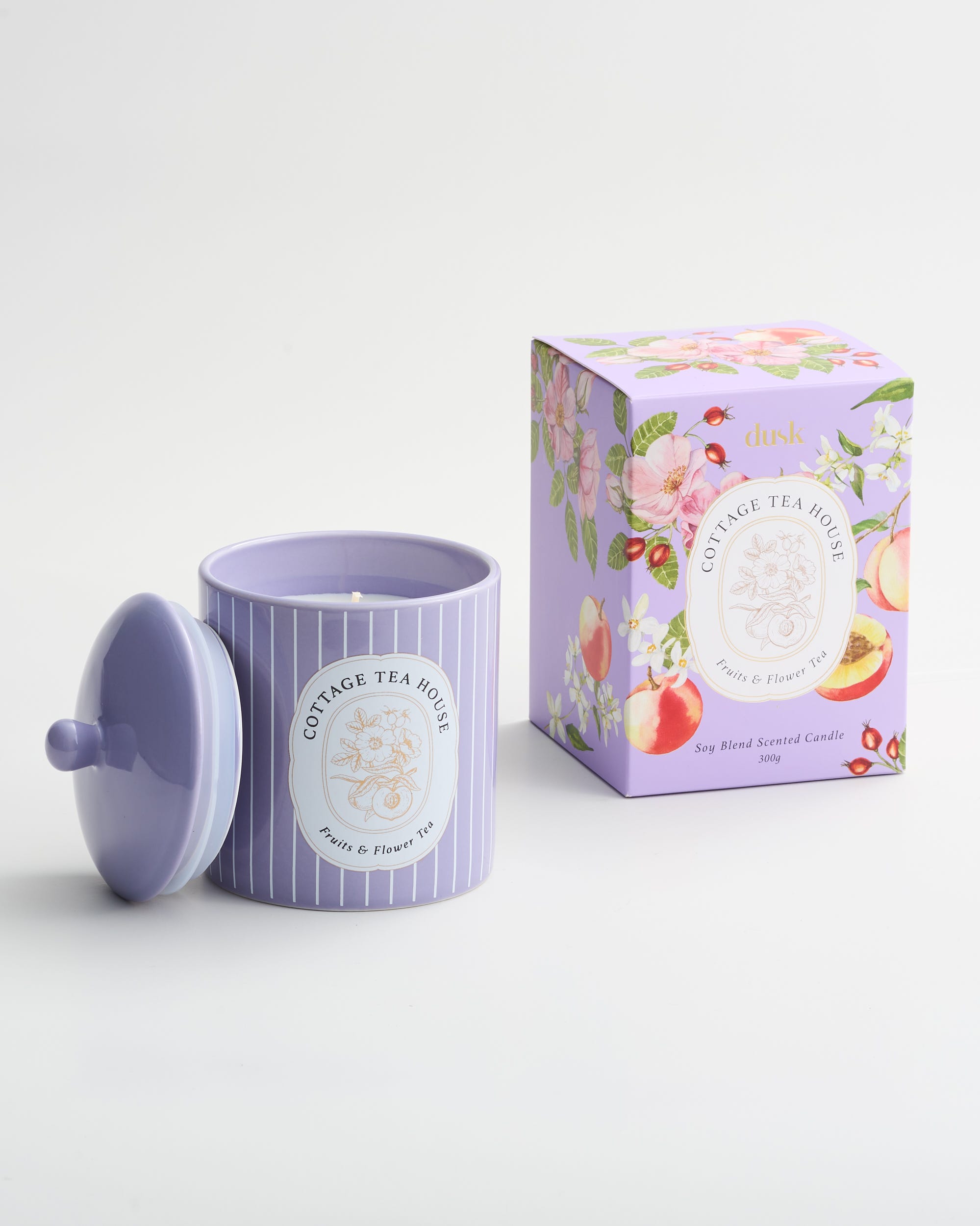 Cottage Tea House Ceramic Candle 300g