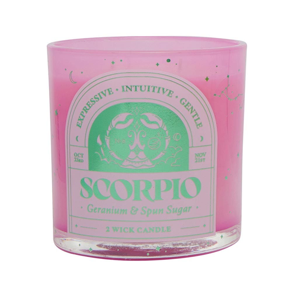 Scorpio 2 Wick Scented Candle