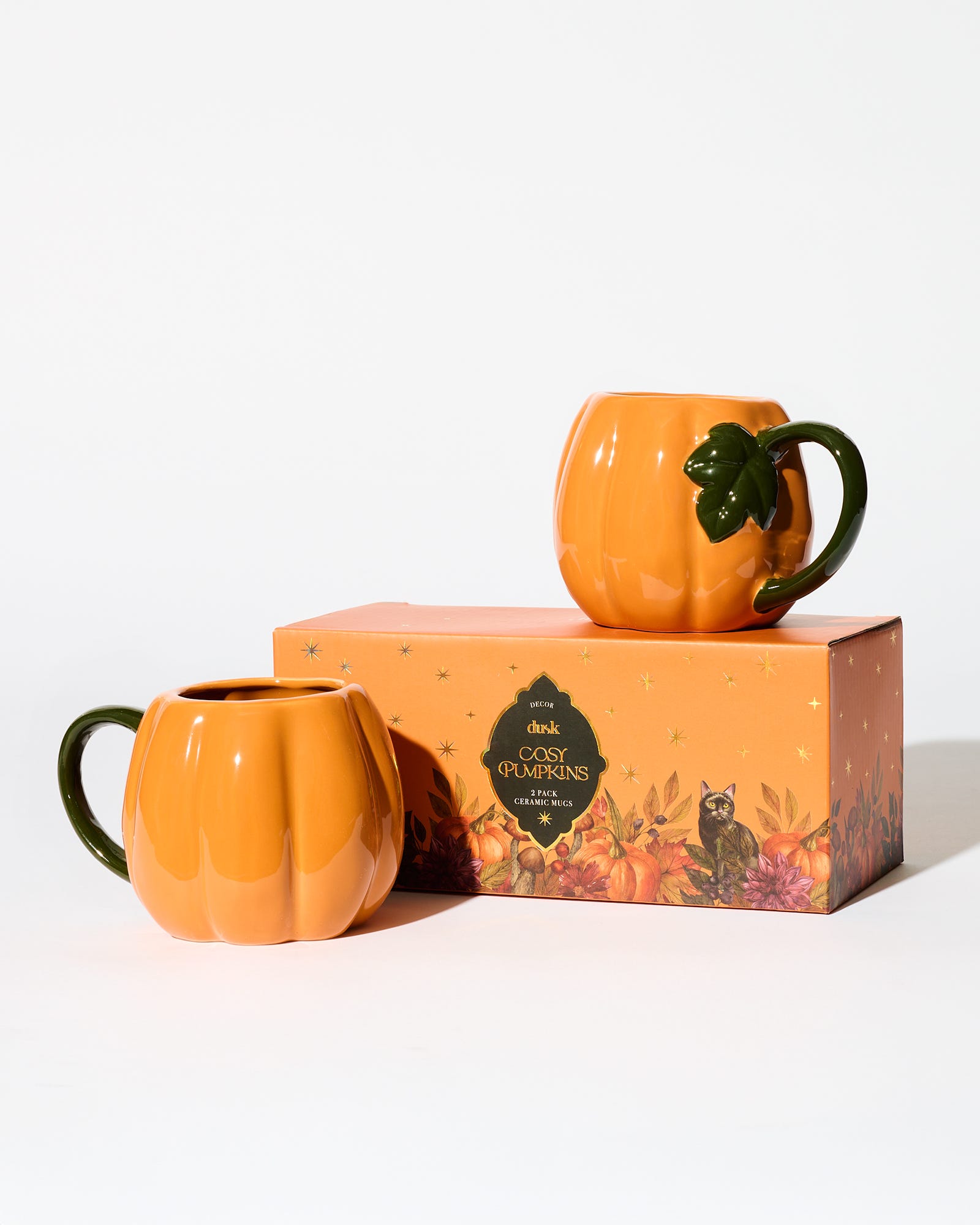 Cosy Pumpkin Mugs 2 Pack