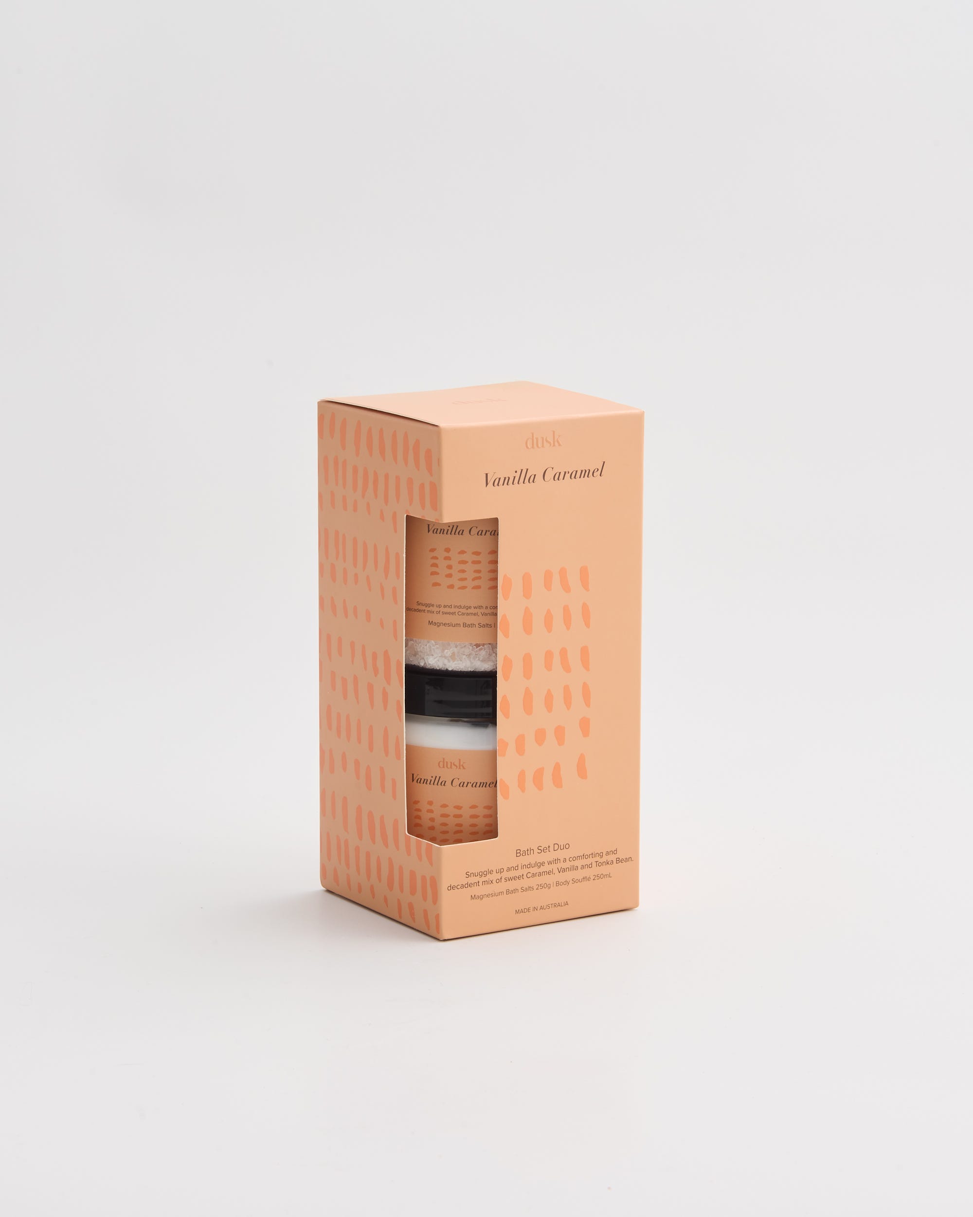 Vanilla Caramel Bath Set Duo