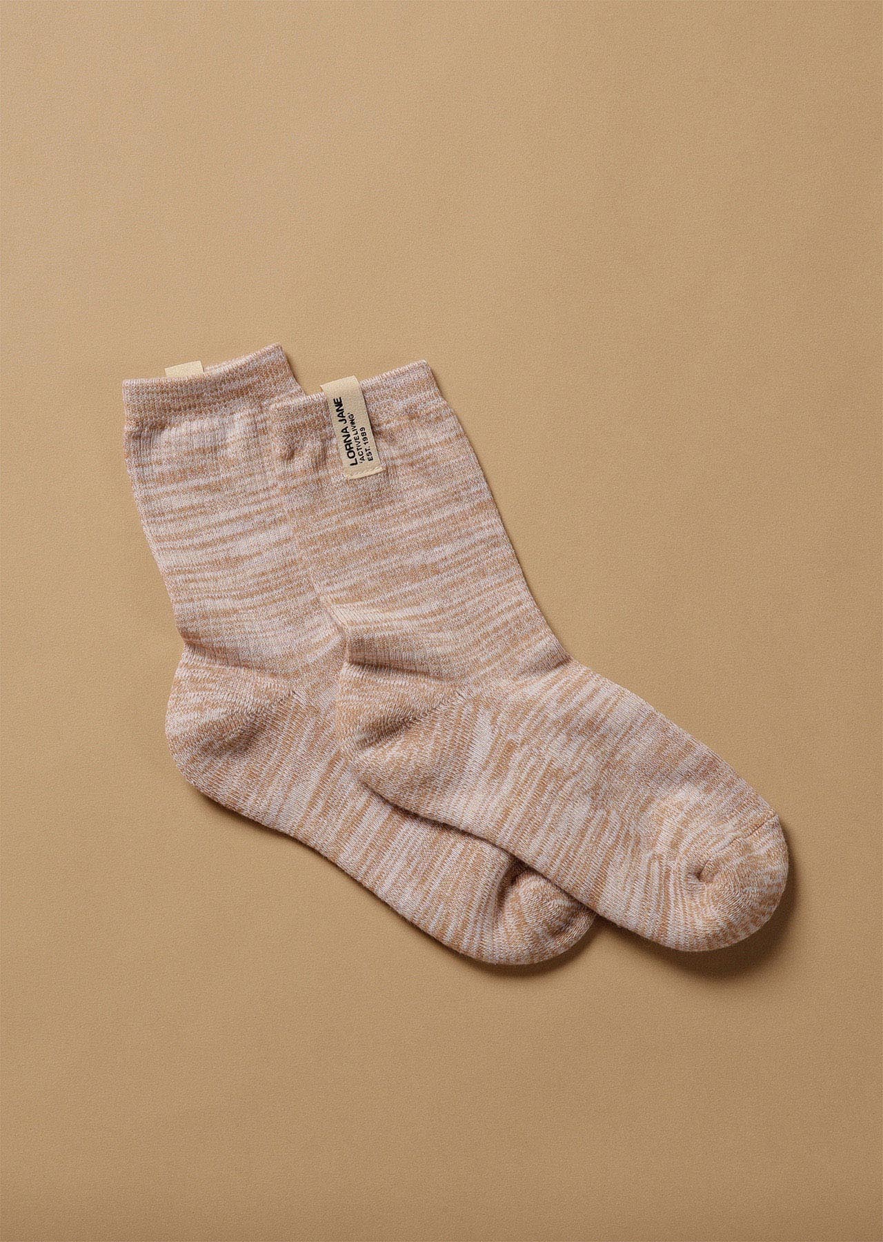 Lorna Jane Space Dye Half Crew Socks