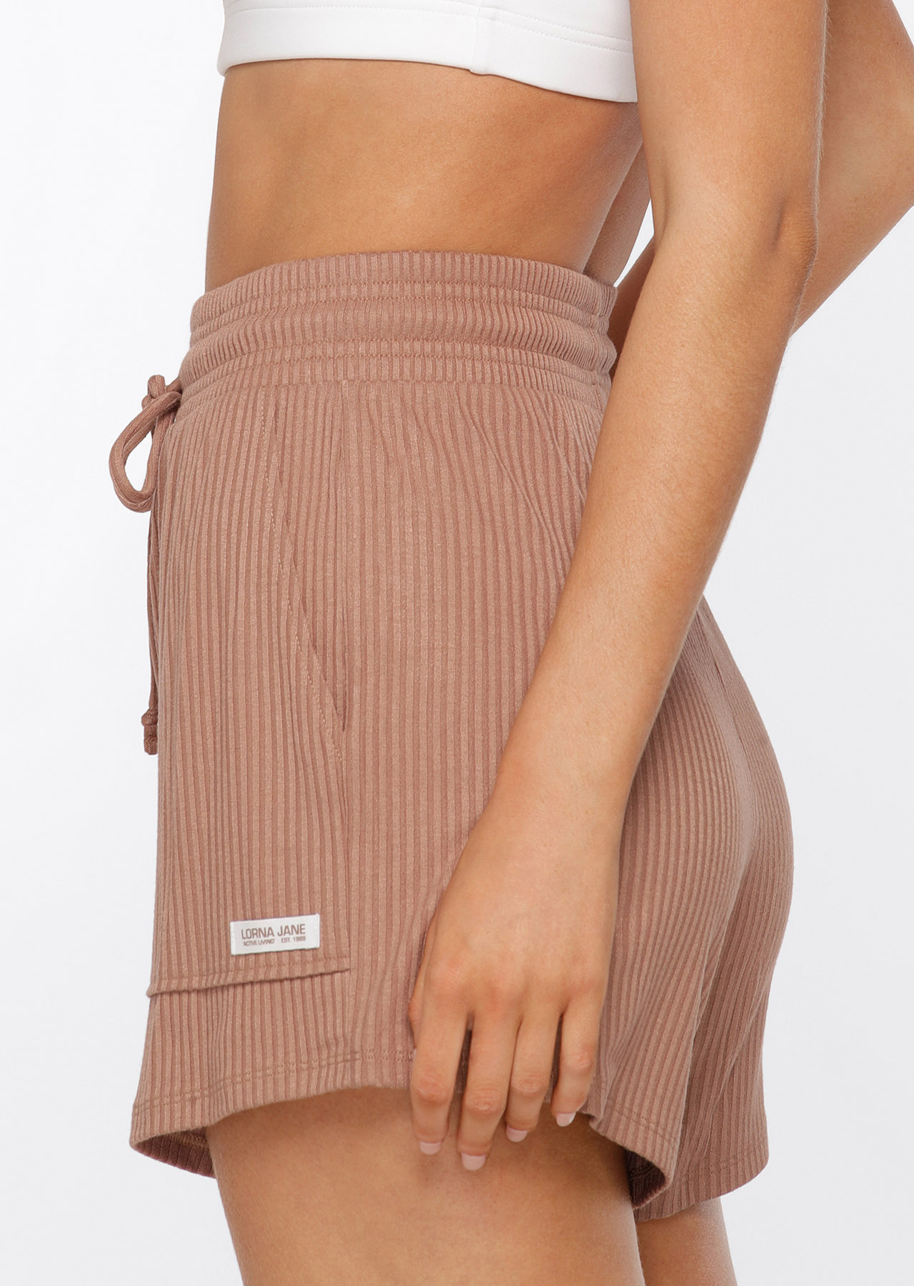 Lorna Jane Rest And Relax Rib Shorts