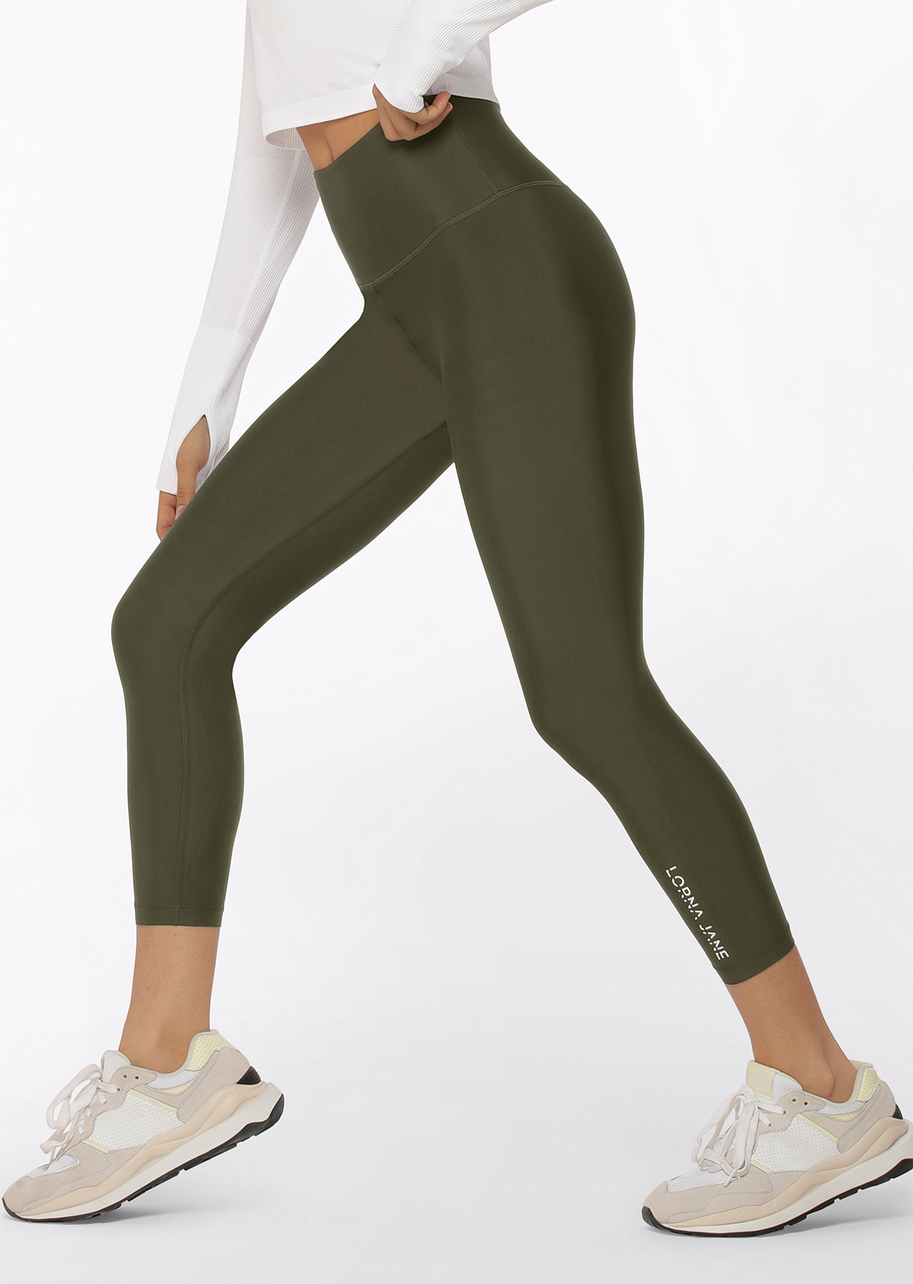 Lorna Jane Cool Touch Lotus Ankle Biter Leggings