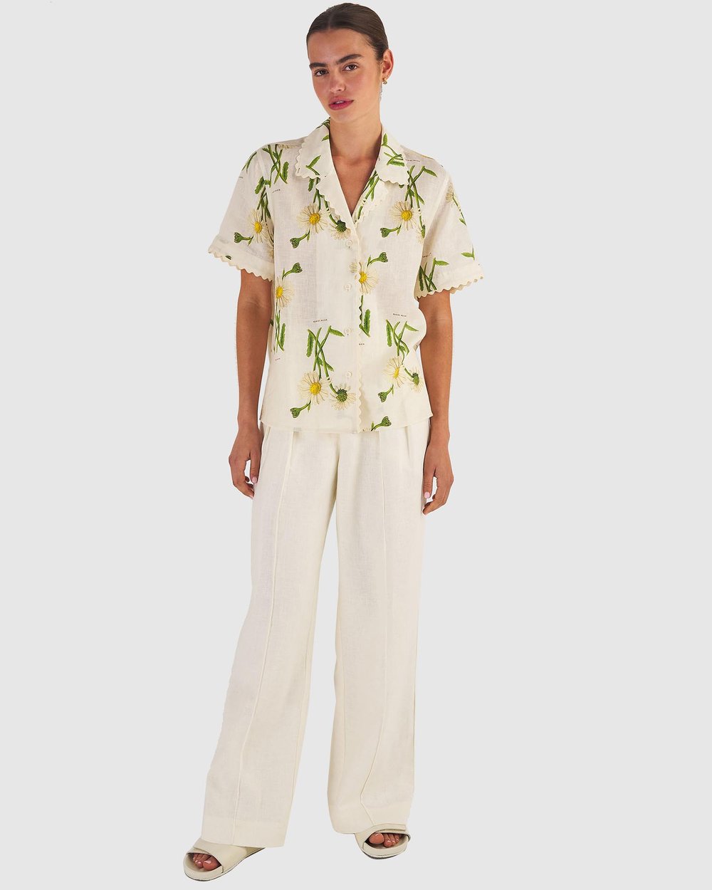 Field Daisy Camp Shirt