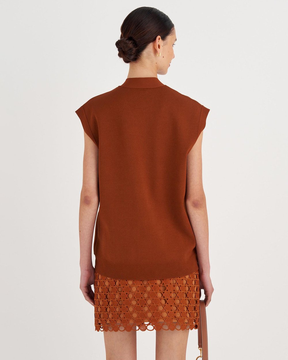 Sleeveless Knit Vest