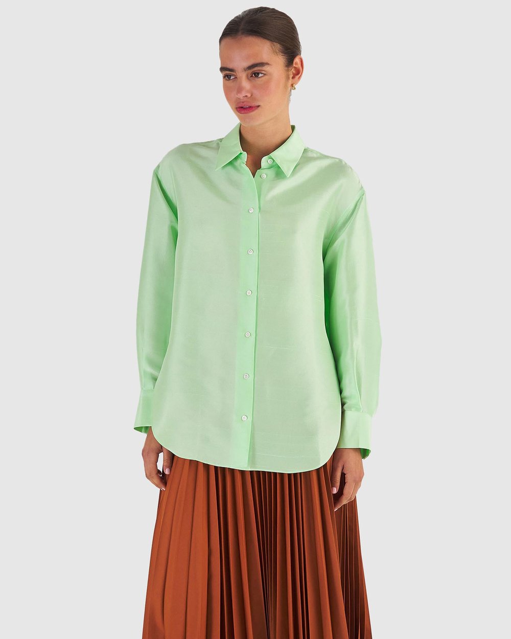 Silk Long Sleeve Shirt