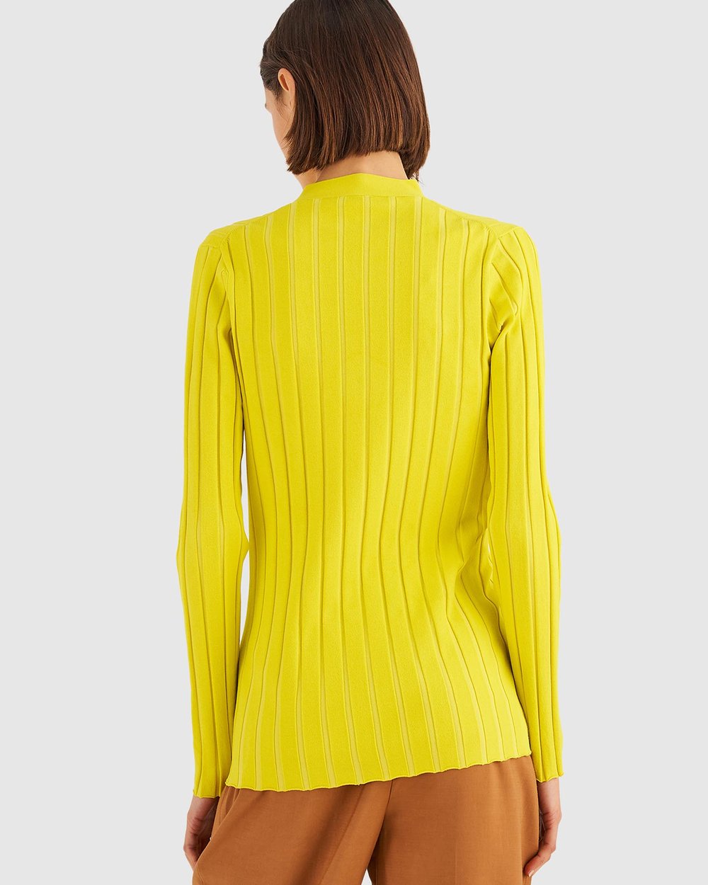 Long Sleeve Rib Cardi