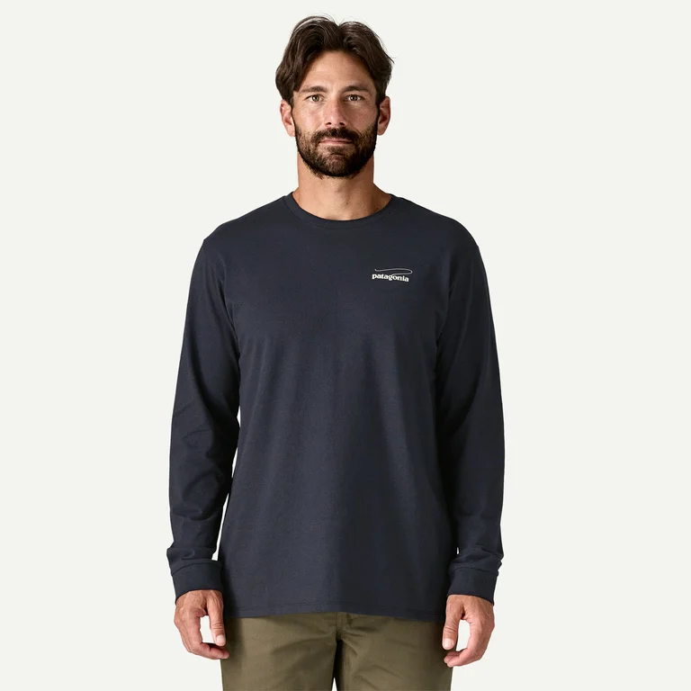 Patagonia Men's Long-Sleeved Casting Logo Responsibili-Tee&reg;