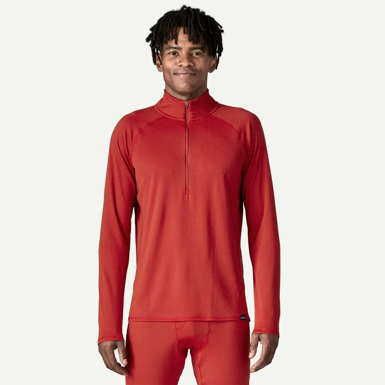Patagonia Men's Capilene&reg; Midweight Baselayer Zip-Neck Pullover
