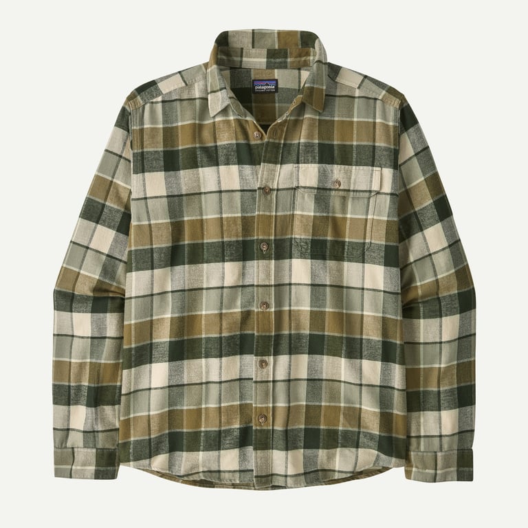 Patagonia Men's Long-Sleeved Lightweight Fjord Flannel Shirt