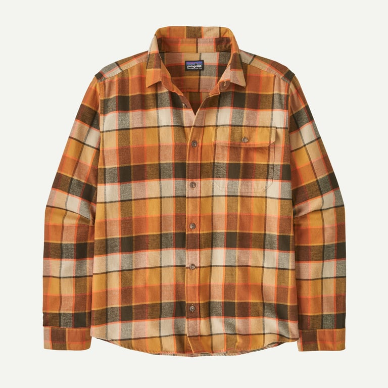 Patagonia Men's Long-Sleeved Lightweight Fjord Flannel Shirt