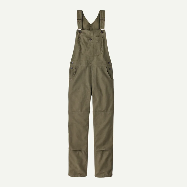 Patagonia Women's All Seasons Hemp Canvas Bib Work Overalls - Long