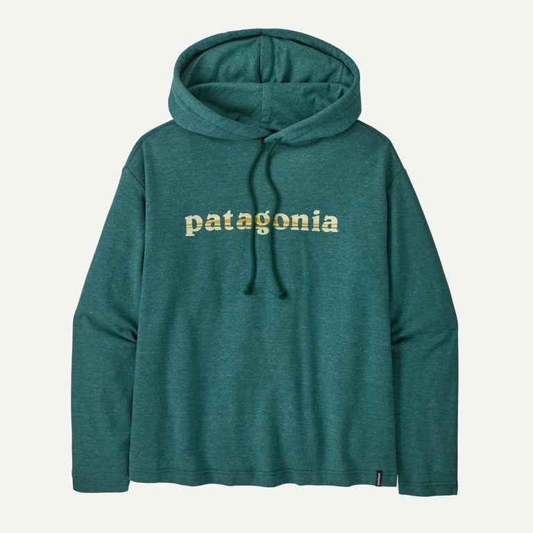 Patagonia Women's Lightweight '73 Text Logo Wildrise Fleece Hoody