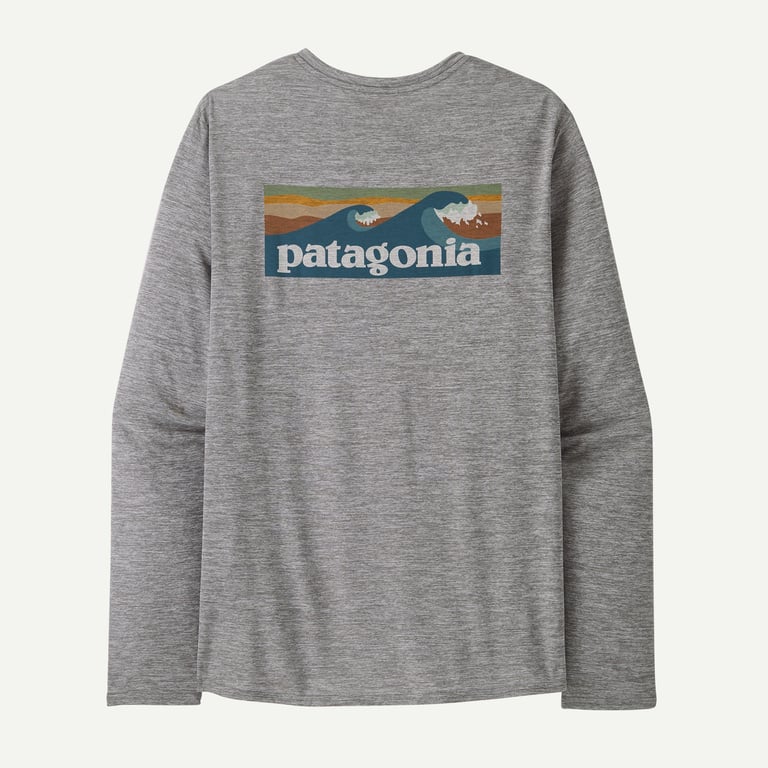 Patagonia Men's Long-Sleeved Capilene&reg; Cool Daily Graphic Shirt - Waters