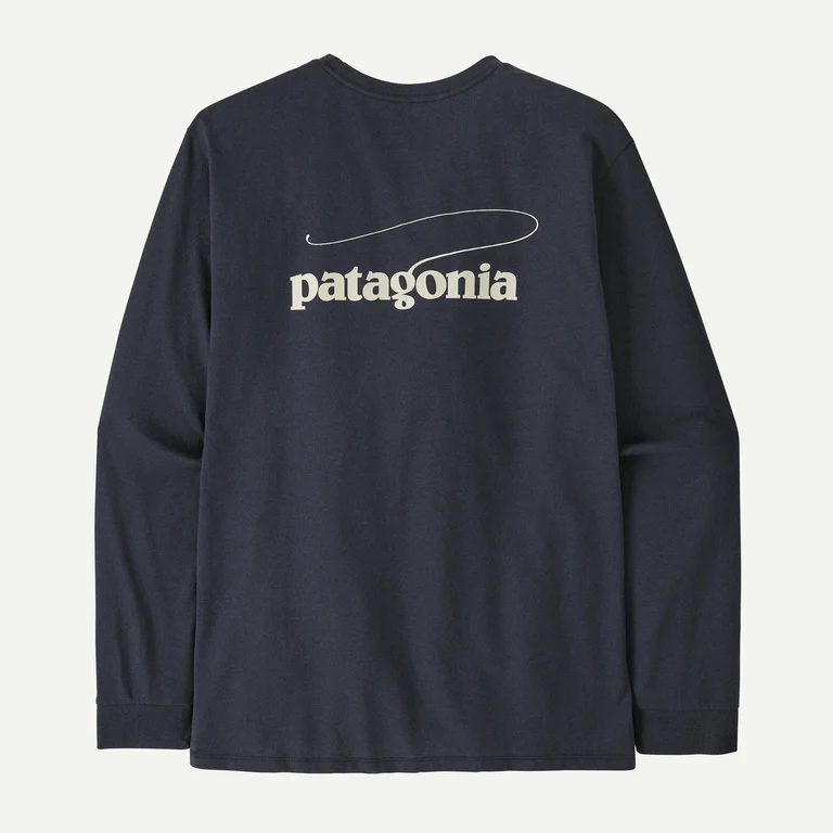 Patagonia Men's Long-Sleeved Casting Logo Responsibili-Tee&reg;
