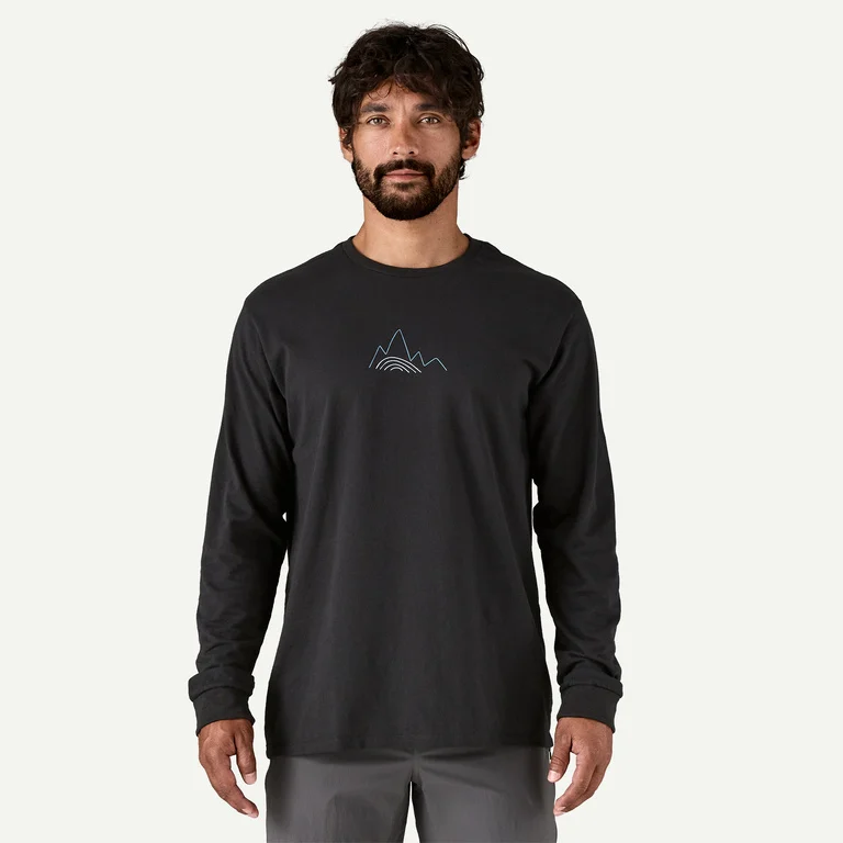 Patagonia Men's Long-Sleeved Berm Logo Responsibili-Tee&reg;
