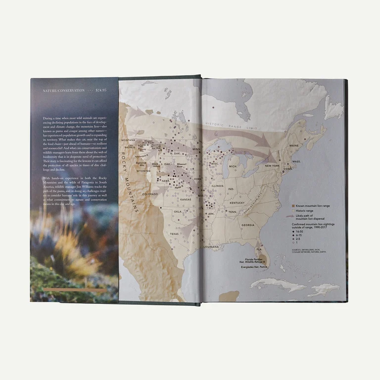 Path of the Puma: The Remarkable Resilience of the Mountain Lion (hardcover book)