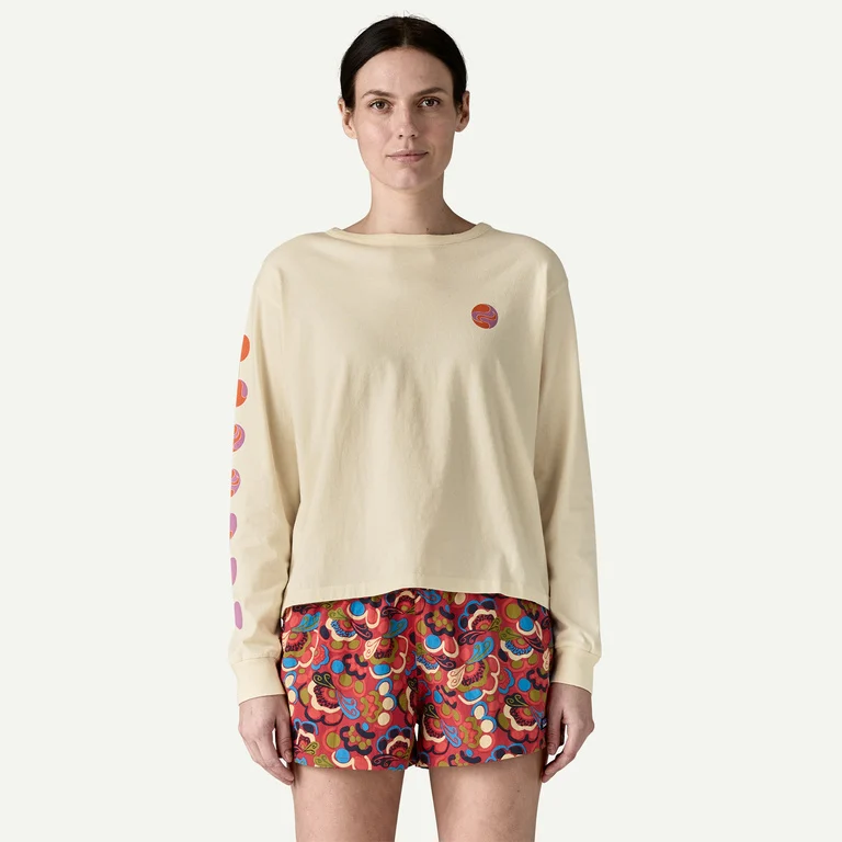 Patagonia Women's Long-Sleeved Earth Flow Easy-Cut Organic Shirt