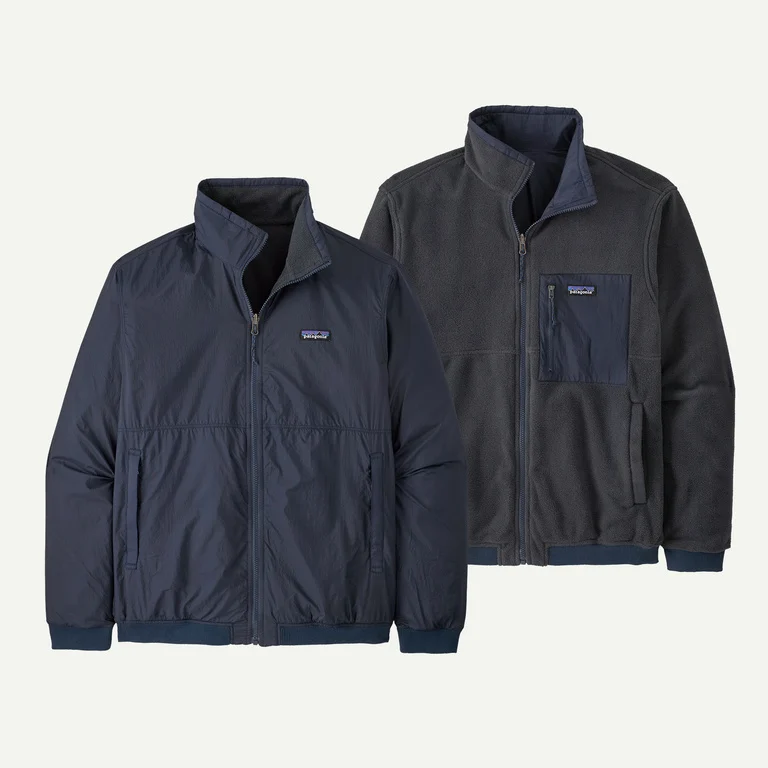 Patagonia Men's Reversible Shelled Microdini Fleece Jacket