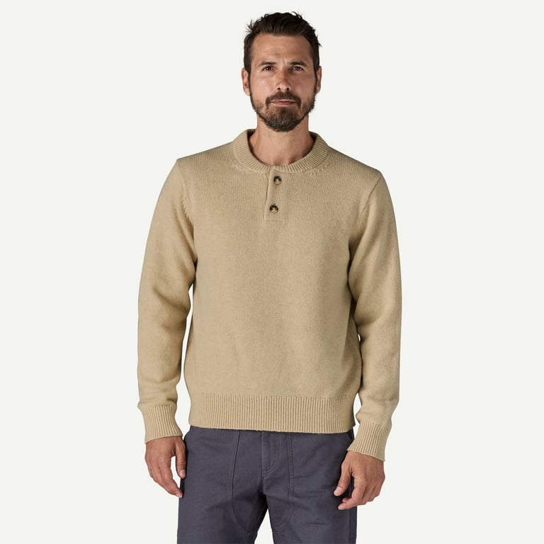 Patagonia Men's Recycled Wool-Blend Buttoned Sweater