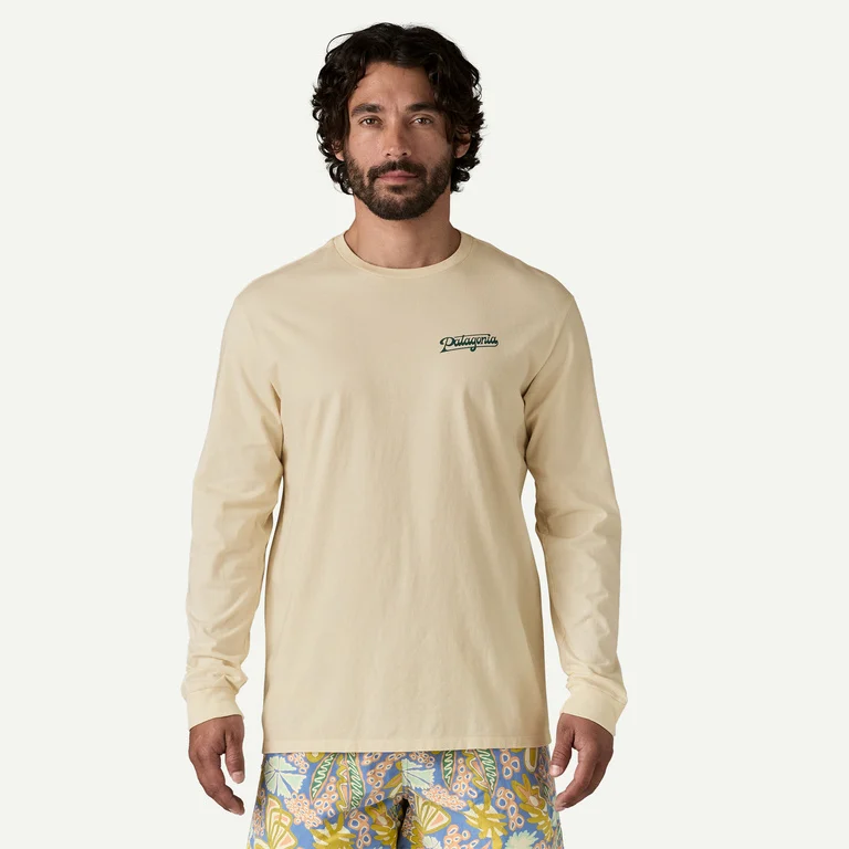 Patagonia Men's Long-Sleeved Glider Type Organic Cotton T-Shirt