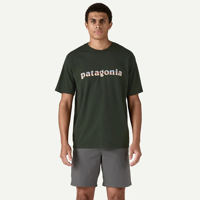 Patagonia Men's '73 Text Logo Organic Cotton T-Shirt