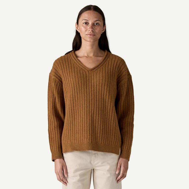 Patagonia Women's Recycled Wool-Blend V-Neck Sweater