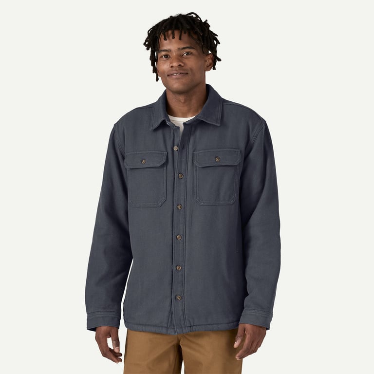 Patagonia Men's Fleece Pile-Lined Fjord Loft Shirt Jacket