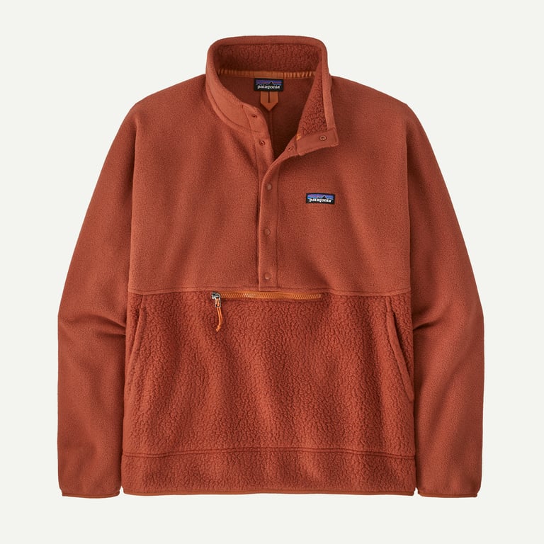 Patagonia Men's Retro Pile Half-Snap Fleece Pullover