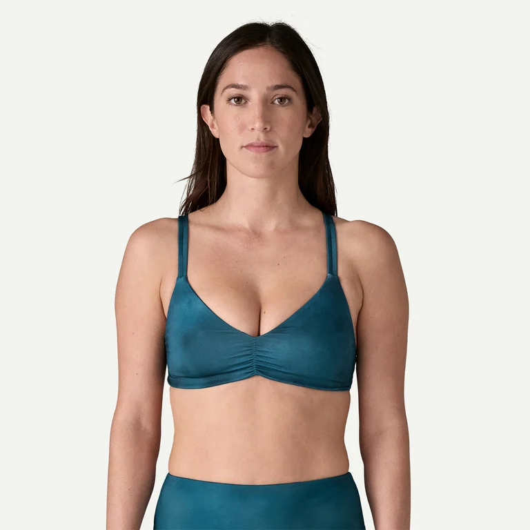 Patagonia Women's Reversible Seaglass Bay Halter Bikini Top