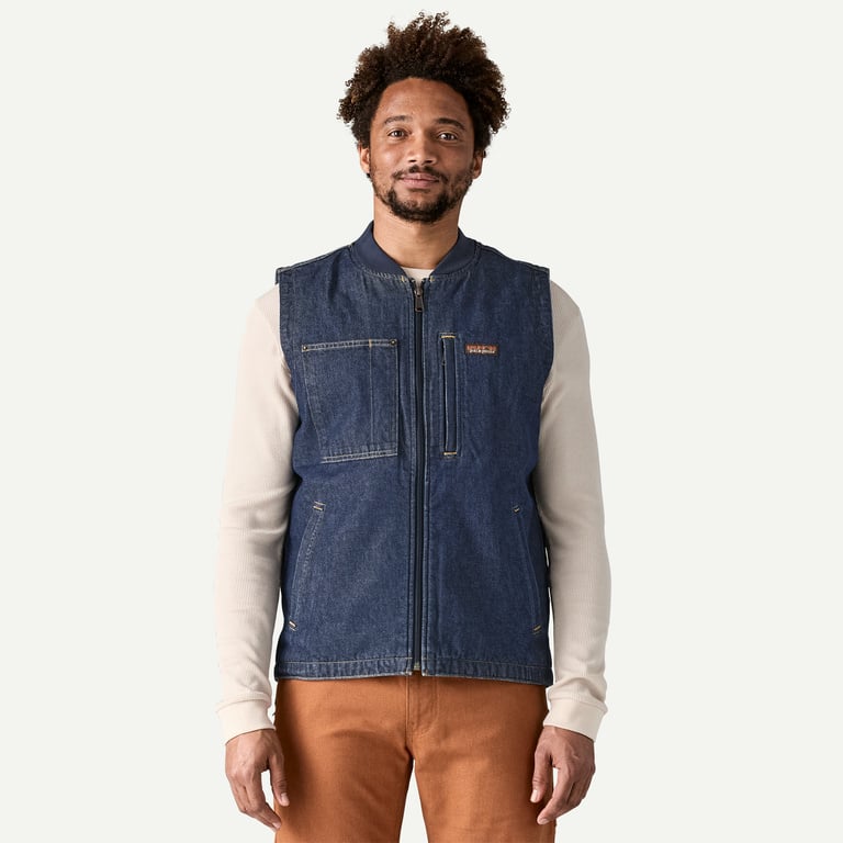 Patagonia Men's Insulated Work Denim Vest