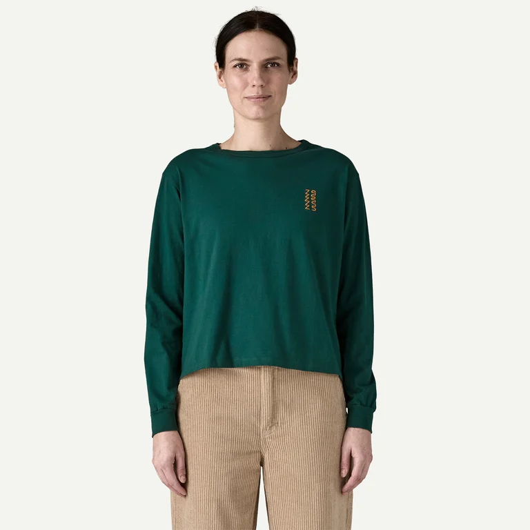 Patagonia Women's Long-Sleeved Driftways Easy-Cut Organic Shirt