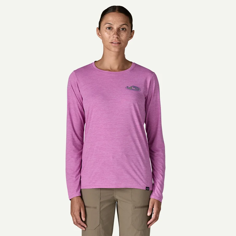 Patagonia Women's Long-Sleeved Capilene&reg; Cool Daily Graphic Shirt - Lands