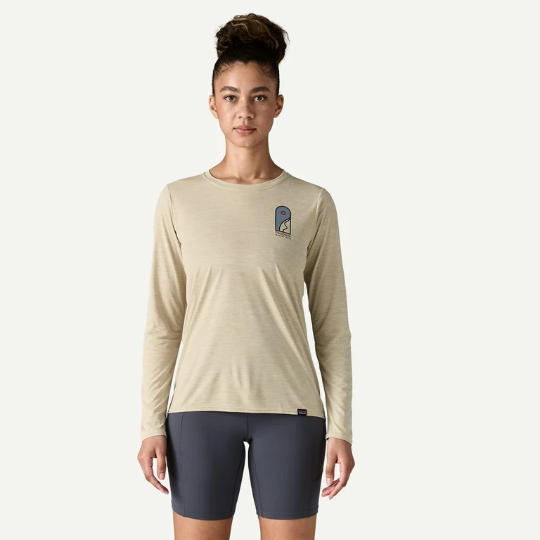 Patagonia Women's Long-Sleeved Capilene&reg; Cool Daily Graphic Shirt - Lands