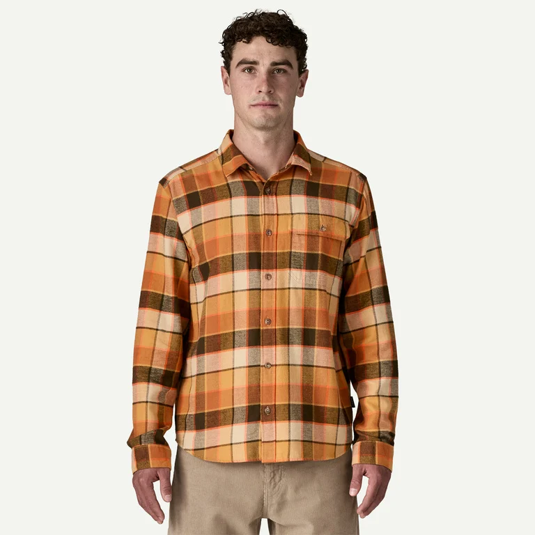 Patagonia Men's Long-Sleeved Lightweight Fjord Flannel Shirt