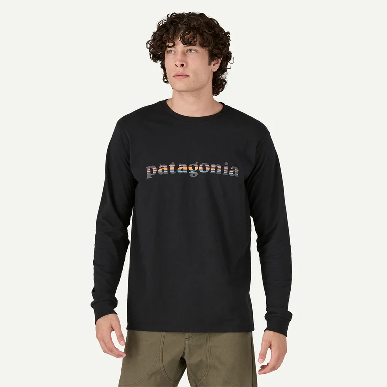 Patagonia Men's Long-Sleeved '73 Text Logo Responsibili-Tee&reg;