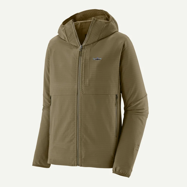 Patagonia Men's R1&reg; TechFace Fitz Roy Trout Hoody