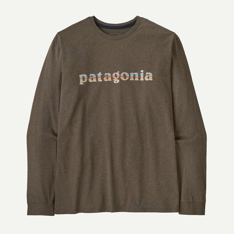 Patagonia Men's Long-Sleeved '73 Text Logo Responsibili-Tee&reg;