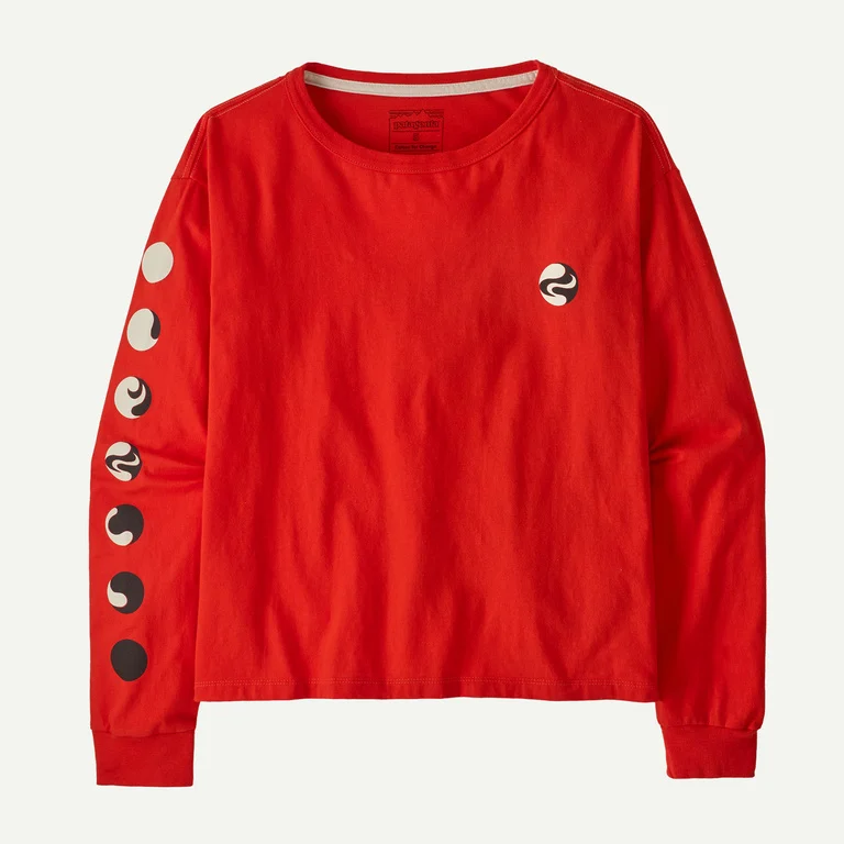 Patagonia Women's Long-Sleeved Earth Flow Easy-Cut Organic Shirt