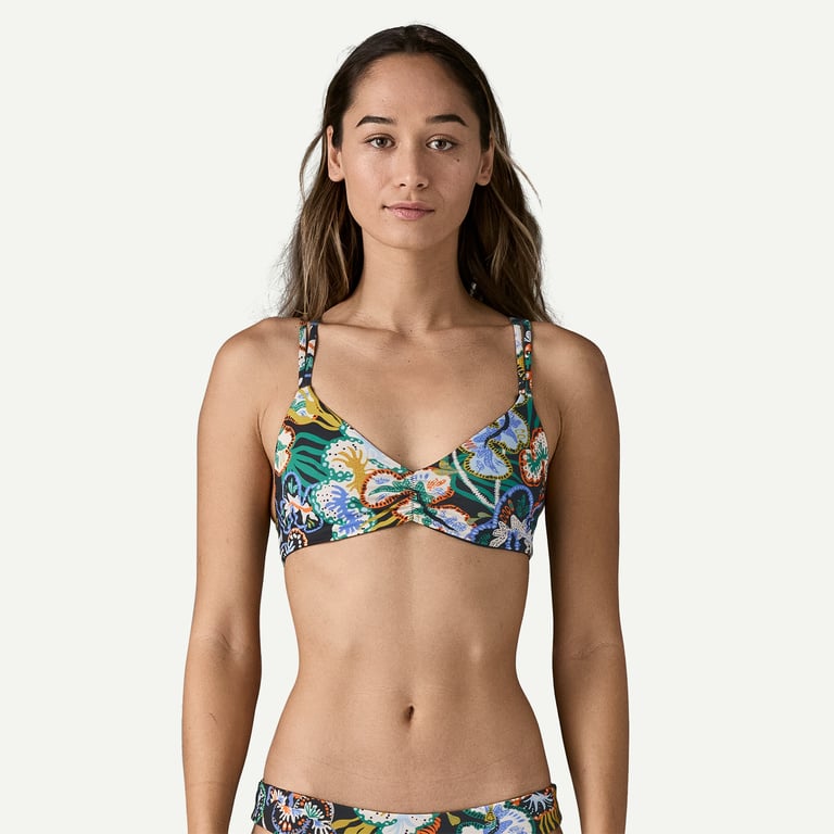 Patagonia Women's Reversible Seaglass Bay Halter Bikini Top