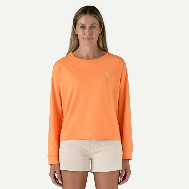 Patagonia Women's Long-Sleeved Swell Drifter Easy-Cut Organic T-Shirt