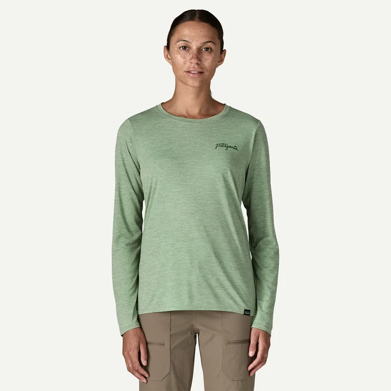 Patagonia Women's Long-Sleeved Capilene&reg; Cool Daily Graphic Shirt - Waters